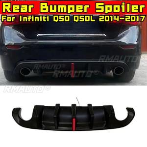 Para Infiniti Q50 Q50L 2014-2017, Protector de Parachoques Trasero, Difusor, Kit de Carrocería, Cubierta Protectora, Accesorios para Auto - Product Image 1