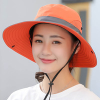 Chapeau de pêcheur unisexe pour sports de plein air estivaux, chapeau bob anti-UV pour femme avec ouverture pour queue de cheval, idéal pour le voyage et la randonnée