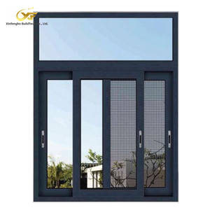 <span class=keywords><strong>Fenêtre</strong></span> coulissante en aluminium et verre de conception personnalisée, dernière génération, de 1,2 à 3,0 mm, avec ventilation complète pour les petits espaces - Product Image 5