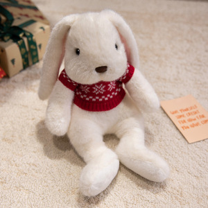 Customized Soft Plush Rabbit Stuffed <strong>Animal</strong> with <strong>Knitted</strong> Sweater High Quality Long Eared Bunny Doll <strong>for</strong> Easter Promotion - Product Image 2