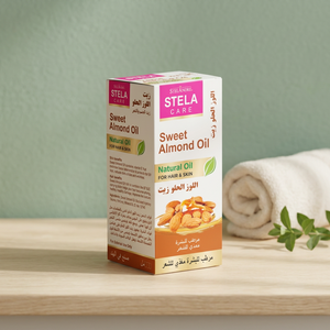 Aceite capilar y corporal de almendras dulces Stela Care, cuidado nutritivo natural para el cuero cabelludo, hidratante para el cabello y el cuerpo, para uso diario y cuidado personal. - Product Image 2