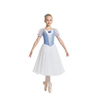 Tutu de ballet Giselle Coppelia pour fille, robe romantique, jupe longue pour femme adulte, costume de performance pour compétition