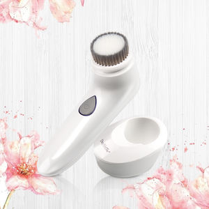 แปรงทำความสะอาดผิวหน้าซิลิโคนแบบหมุนได้ พร้อมระบบสั่นสะเทือน ปรับแต่งได้ - Product Image 6