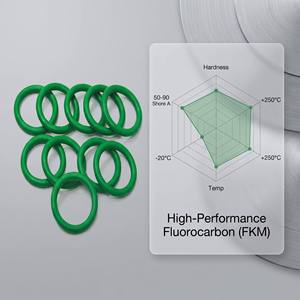 Junta Tórica de Caucho Fluorado FKM Resistente a Altas Temperaturas, Resistente al Aceite/Ácido/Químicos, para Maquinaria Hidráulica Automotriz, Marca <span class=keywords><strong>JFS</strong></span> - Product Image 3