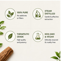 Huile essentielle de bois de santal 100% pure et naturelle, qualité aromathérapie premium pour diffuseur, soin de la peau, massage