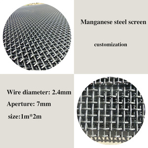 Wear-resistant Manganese Steel Woven <strong>Net</strong> Rolled Metal <strong>Net</strong> Plain <strong>Weave</strong> <strong>Net</strong> Industrial Filter <strong>Net</strong> Factory Direct Sale - Product Image 3