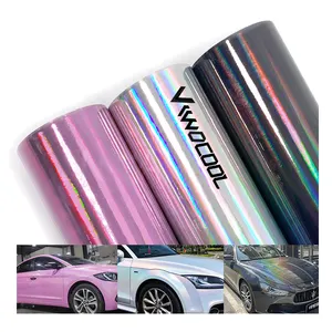 viwocool汽车包装乙烯基钻石激光蒂芙尼光泽变色龙变色汽车贴纸定制
