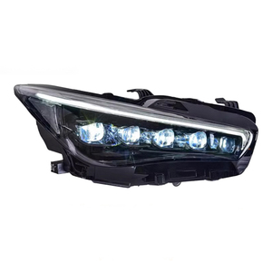 Luz Delantera para Automóvil Infiniti Q50 Q50L Q50S 2015-2019, Conjunto de Faros LED, Diseño de 4 Lentes <span class=keywords><strong>Bifocales</strong></span> de Cristal, Lámpara Frontal - Product Image 1