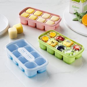 Nueva Caja de Almacenamiento para Cubos de Hielo con Tapa para Hacer Cubos de Hielo Suaves, Caja para Ocho Frutas, Venta al por Mayor - Product Image 1