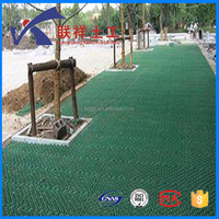 PEHD parking nid d'abeille gravier stabiliser stationnement pelouse dure grille en plastique herbe protection bloc finisseur avec uv