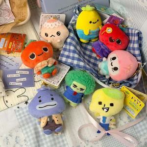 Venta al por mayor de divertidos peluches de frutas y verduras: Brócoli, Limón, Fresa, Melocotón, Pimiento, Tomate, 8-10CM - Product Image 1