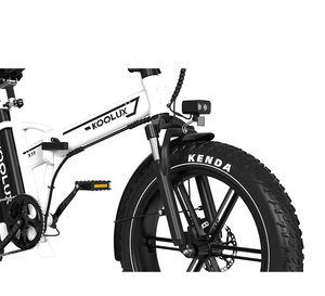 Bicicleta Plegable KOOLUX X11 de 20 Pulgadas con Cuadro de Aluminio de 7 Velocidades, Motor sin Escobillas de 750W, Batería de Litio y Neumáticos Anchos - Product Image 6