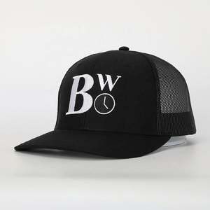 BSCI, venta al por mayor, personalizado, de moda, 6 paneles, sombrero deportivo para papá, logotipo bordado de alta calidad, de algodón negro Gorras, gorra de camionero clásica para hombre - Product Image 1