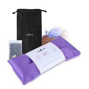 Lavender Eye Pillows for Relaxation with Aromatherapy Weighted Eye Mask for Sleeping Meditation Hot Cold Eye Compress