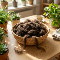 Faux Fur 3D*25MM Polyester Staple Fiber for Imitation Animal Pelt Fabric, Hot Seller in Shijiazhuang Market