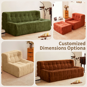 Sofá Modular de Lujo Moderno de Fábrica, Sillón Individual Convertible, Tela Comprimida al Vacío <span class=keywords><strong>para</strong></span> Sala de Estar - Product Image 5