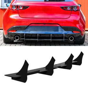 Para Mazda 3 Axela 2019-2024 hatchback, kit de carrocería con difusor y protector de parachoques trasero, accesorios de cubierta. - Product Image 2