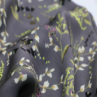 Tissu en polyester 100 % recyclé respirant imprimé numériquement, léger, en mousseline de soie froissée, pour doublure de vêtements pour filles - Grande Vente