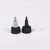 Bouchon à visser noir pour bouteille 20mm 24mm 28mm, avec traitement de finition du col 20-410 24-410 28-410