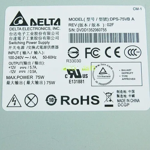 New and Original  New DPS75VB Switching Power Supply 75W   Stock in Warehouse