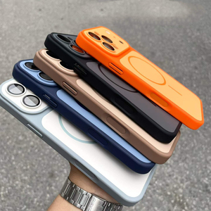 Funda Magnética Protectora con Bumper Suave para iPhone 15 16 17 18 <span class=keywords><strong>Pro</strong></span> Max, Resistente a Caídas, con Empaque de Papel para iPhone 18 <span class=keywords><strong>Pro</strong></span> - Product Image 2