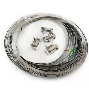 Correa/cinta/bobina de acero inoxidable de tamaño personalizado para fijación de abrazadera de montaje en poste - Product Image 1