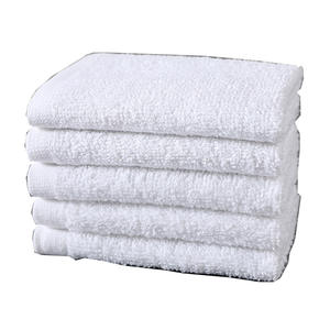 <span class=keywords><strong>Serviette</strong></span> de bain en coton blanc pur, hôtel économique, couleur unie, hypoallergénique, antimicrobienne, séchage rapide, écologique, design minimaliste, en vrac - Product Image 3