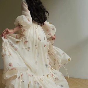Robe longue élégante à manches longues, coupe ajustée, unie, modeste, pour femme, légère et confortable – Meilleure vente - Product Image 5
