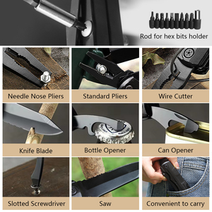 Kìm Đa Năng Sinh Tồn Cắm Trại Ngoài Trời Kìm Dao Đa Năng Đa Năng Tất Cả Trong Một Dao Gấp - Product Image 5