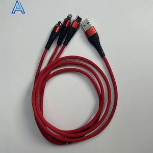 Usine de gros de haute qualité 3 en 1 micro type-c <span class=keywords><strong>8</strong></span> broches câble de transfert de données USB-A fil de charge pour câble de chargeur à bas prix - Product Image 5