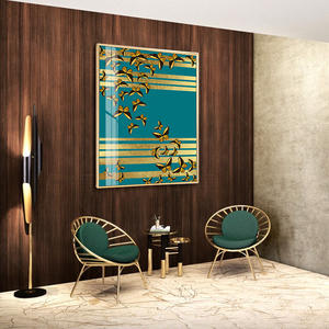 Peinture de décoration de salon de luxe Simple, atmosphère américaine abstraite, chambre modèle d'hôtel, peinture suspendue - Product Image 5