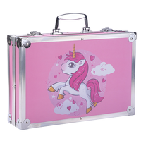 Ensemble de dessin pour enfants, 145 pièces, boîte en aluminium, fournitures de peinture, ensemble de papeterie, kit d'artiste de luxe, fournitures scolaires, cadeaux pour tout-petits