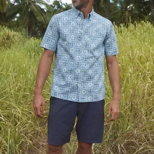 2024 אופנה חדשה באיכות גבוהה התאמה אישית של חולצות הוואי סיטונאי