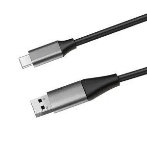 Factory Direct 5Gbps High-speed Transmission PD Fast Charge C TO C 2-in-1 Data Cable Mobile Hard Disk Cable