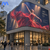 Panneaux d'écran LED d'extérieur, écran numérique incurvé, écran LED étanche, affichage publicitaire