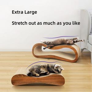 USMILEPET tempat tidur kucing, pelindung furnitur papan gores kucing 2 in 1 untuk kucing dalam ruangan - Product Image 5
