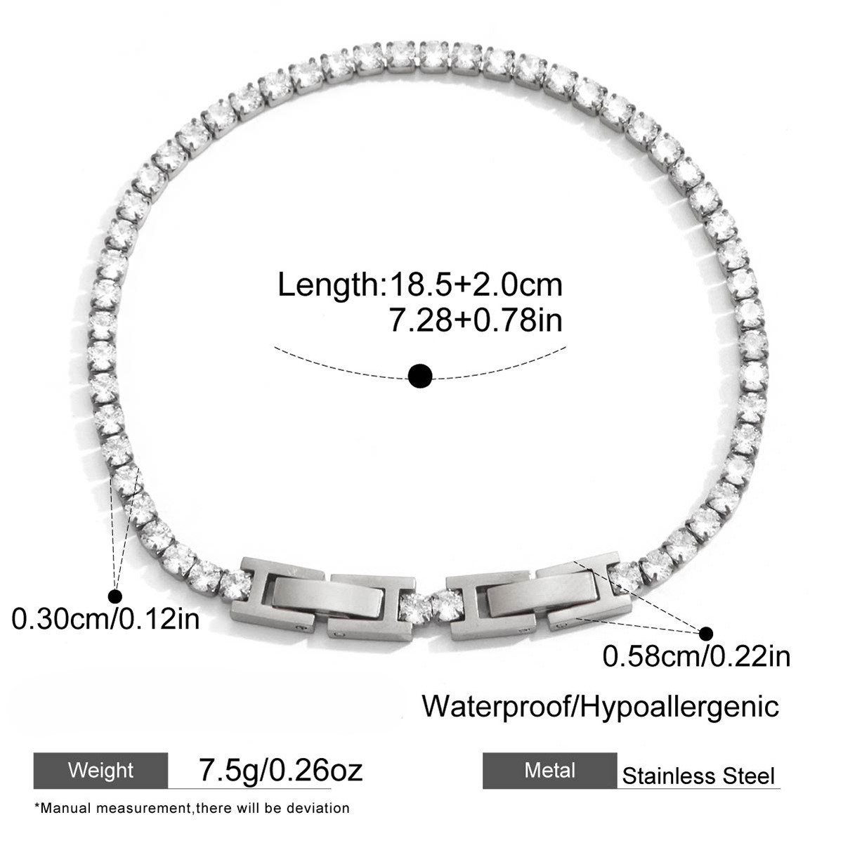 3mm silver