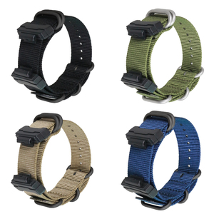 Beeflypower สายนาฬิกาไนลอนหลากสีสำหรับ <span class=keywords><strong>Casio</strong></span> Gd GA G สายผ้าแคนวาสแนวสปอร์ตหรูหราคุณภาพสูง - Product Image 4