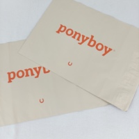 Sac de Courrier Personnalisé Imperméable en PE à Bord Plat avec Logo Imprimé, Sac d'Expédition Coloré pour Vêtements et Emballage