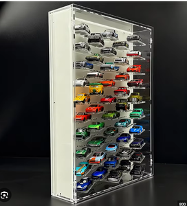 Hochwertige Acryl-Vitrine mit LED-Beleuchtung für Automodelle, Geeignet für Greenlight <span class=keywords><strong>Autoworld</strong></span> Ignition Sammlerstücke - Product Image 3