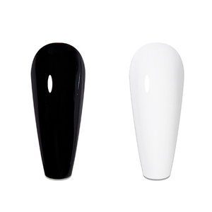 Esmalte <span class=keywords><strong>de</strong></span> <span class=keywords><strong>Uñas</strong></span> en <span class=keywords><strong>Gel</strong></span> UV Súper Blanco y Negro, Estilo Francés, Secado LED, No Tóxico, Vegano, Ecológico, Larga Duración, DIY, Botella Privada - Product Image 2