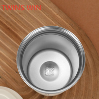 Tasse à eau en acier inoxydable 304 isolée à double paroi de couleur personnalisée Tasse à café d'extérieur