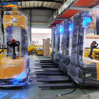 Chariot élévateur électrique Sunli AGV avec alerte vocale, navigation inertielle, véhicules à guidage automatique (AGV), direction par volant