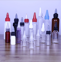 Flacon compte-gouttes souple en plastique opaque noir de 5 ml et 10 ml, idéal pour encre, pigments et médicaments – Nouvelle vente chaude