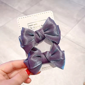 Fermaglio per Capelli a Fiocco per Bambine Sudcoreane e Grazioso Clip per Capelli Rosso per Neonata Stile Influencer - Product Image 5