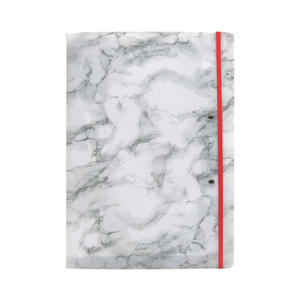 <span class=keywords><strong>A3</strong></span> Trắng PU da chương trình nghị sự đá cẩm thạch Tạp Chí Lưu ý Cuốn sách với đàn hồi đóng cửa - Product Image 4