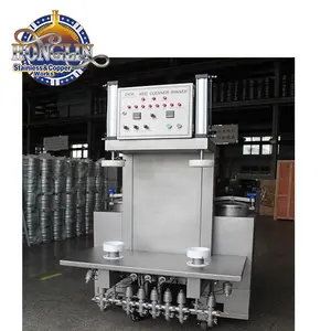 SUS304 beer keg combine washer and filler,washing and filling machine