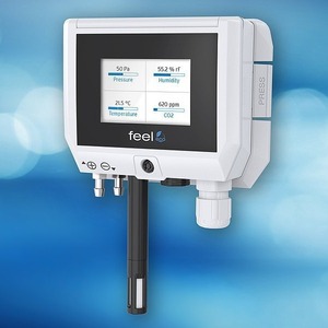 Moniteur de qualité de l'air FSM, résolution 0,1, capteur de pression, d'humidité, de température et de CO2, utilisation en intérieur - Product Image 1