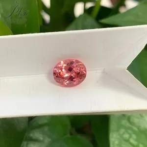 Lab Grown Padparadscha Color Rosa corte ovalado cuentas de piedras preciosas para DIY mujeres encantos Fabricación de joyas anillos seleccionables certificado AGL - Product Image 2