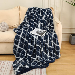 FF4777 maison salon décor confortable doux en peluche épaisse couverture chaude cadeau lit canapé canapé <span class=keywords><strong>Plaid</strong></span> floue moelleux jeter couverture - Product Image 1